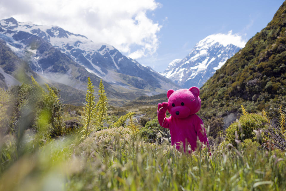 The bear visits New Zealand (Collect/PA Real Life)