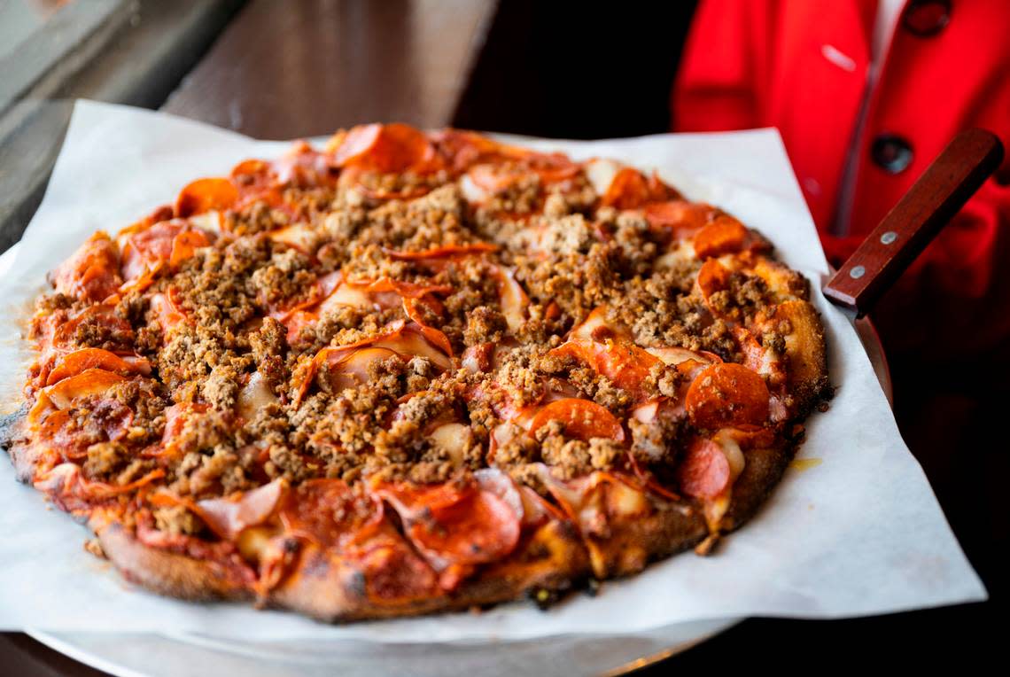 The new owner of Spud’s Pizza Parlor has updated the pies but kept the bar’s retro charm.