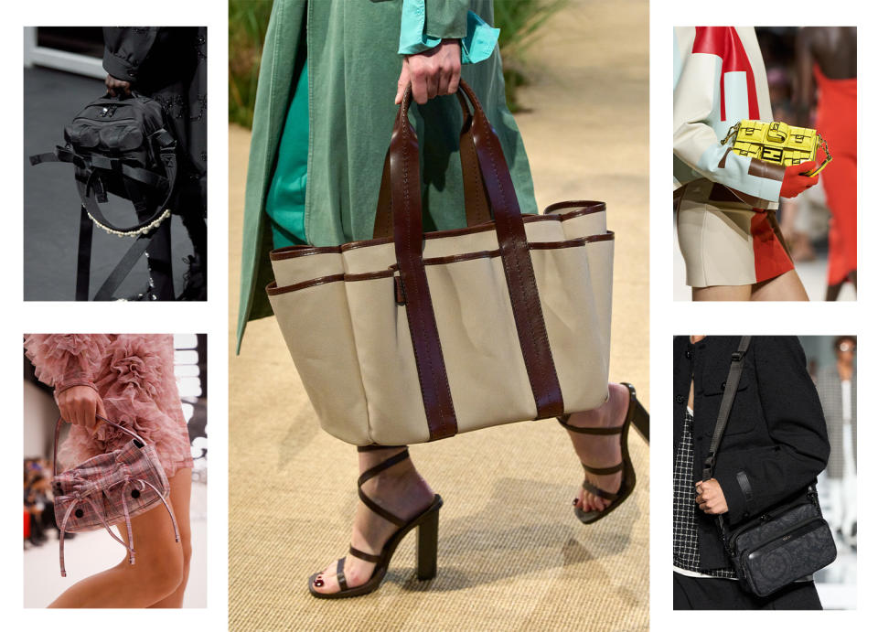 graphics of spring 2024 handbag trends