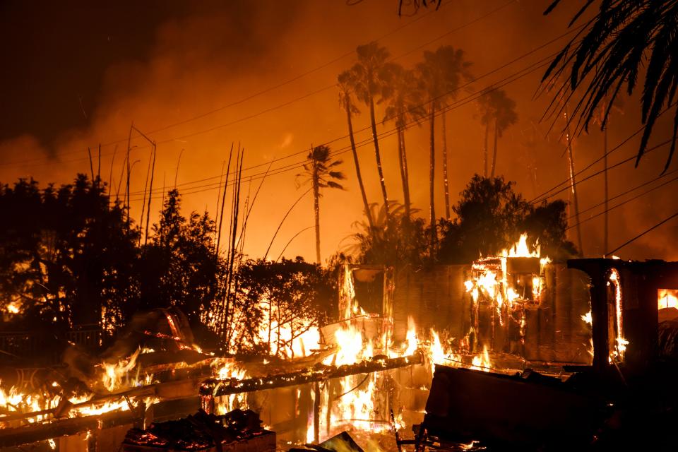 Impactantes imágenes de los incendios en California