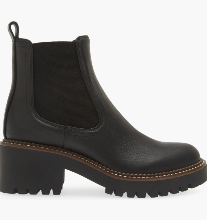 The Mia Chelsea Lug Boots have a sock-like ankle for easy on and off and guaranteed comfort. 