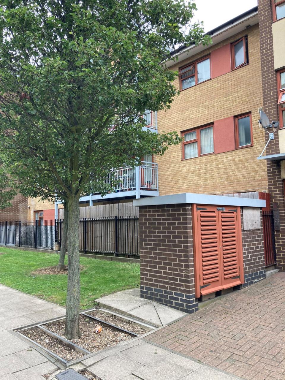 The location outside Stephen Port’s former flat in Cooke Street, Barking, east London, where Anthony Walgate’s body was found (Emily Pennink/PA) (PA Wire)