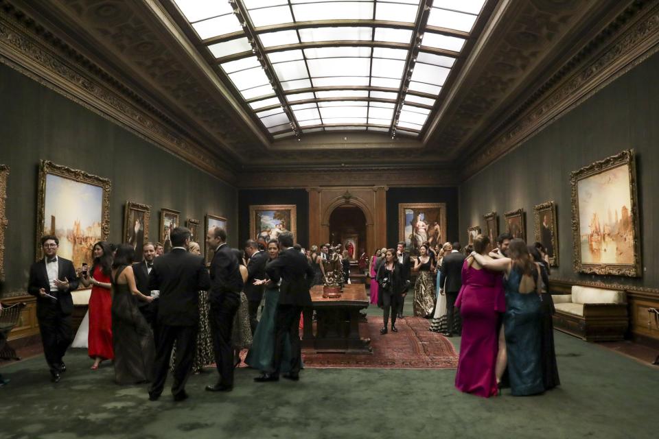 The museum hostsed its annual Young Fellows Ball in celebration of its latest exhibition, Moroni: The Riches of Renaissance Portraiture.