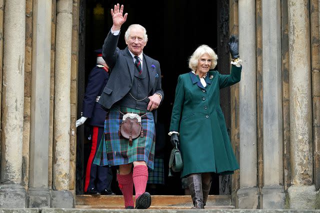 ANDREW MILLIGAN/POOL/AFP via Getty King Charles and Queen Camilla in Scotland in 2022