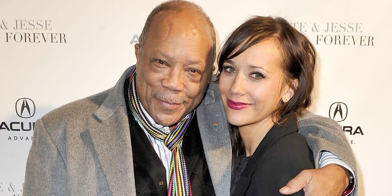 Quincy Jones and Rashida Jones