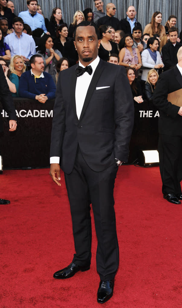 2012 Oscar Arrivals Sean Combs