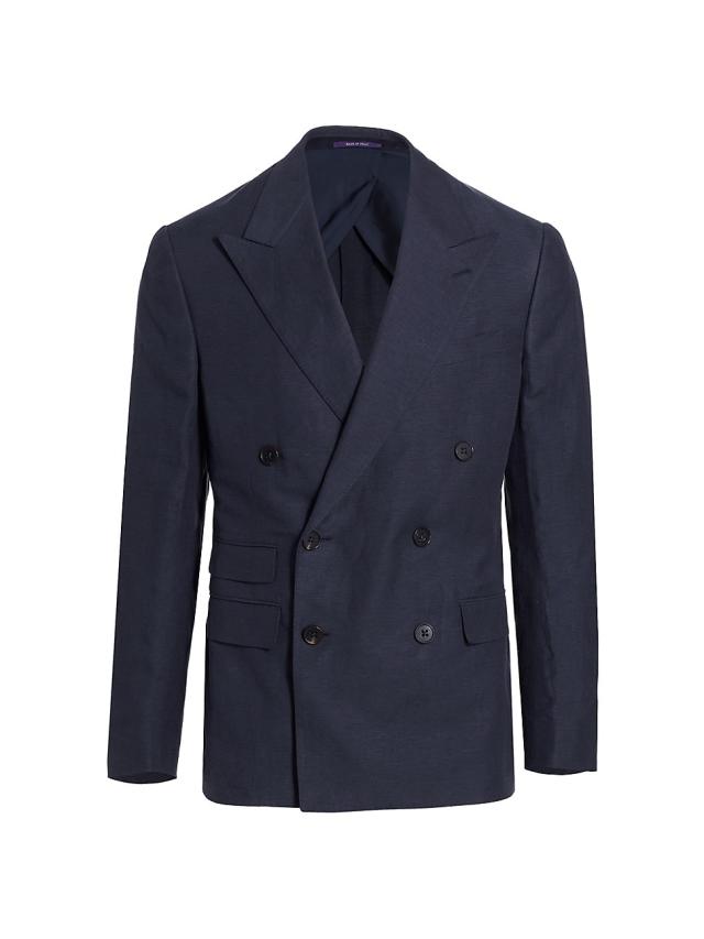 Peter Millar Flynn Classic Fit Wool Blazer Navy