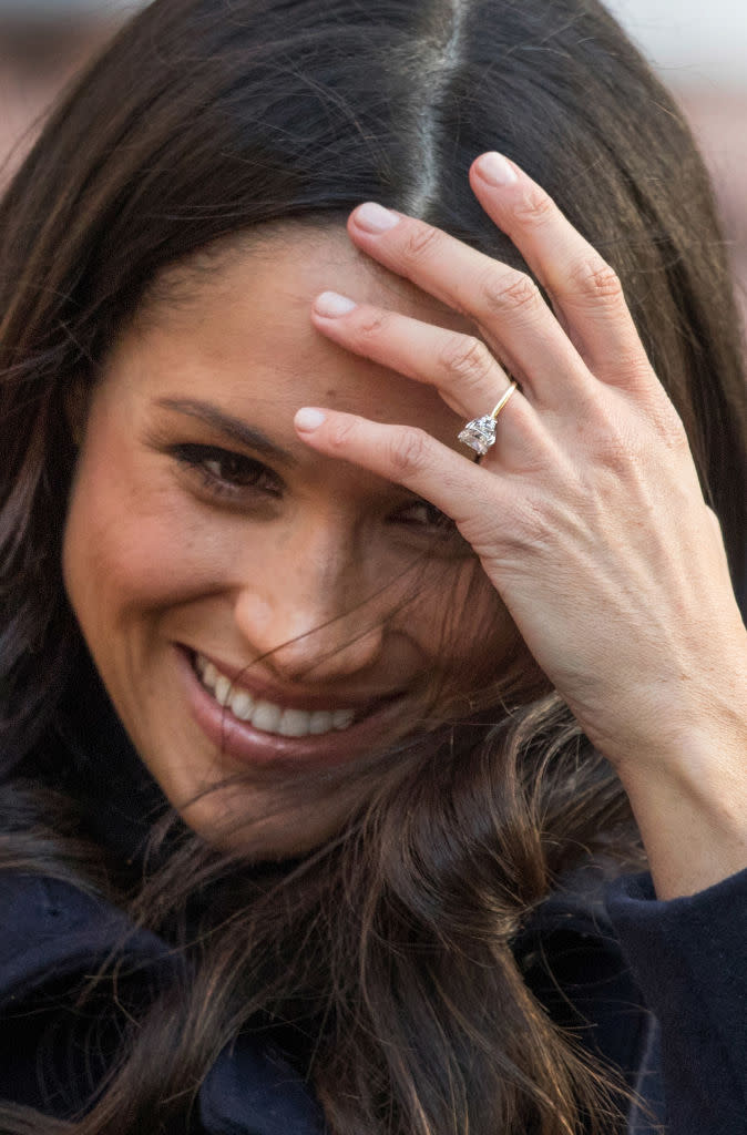 <p>After marrying Harry, Meghan will <a rel="nofollow" href="https://ca.style.yahoo.com/4-unofficial-royal-rules-meghan-035649170.html" data-ylk="slk:break tradition again;elm:context_link;itc:0;sec:content-canvas;outcm:mb_qualified_link;_E:mb_qualified_link;ct:story;" class="link  yahoo-link">break tradition again</a> — this time by simply having college education — the only other royal bride who has a college education is <a rel="nofollow" href="https://ca.style.yahoo.com/why-kate-middleton-wont-sign-slideshow-wp-201315694/photo-p-duchess-cambridge-becomes-queen-photo-154515170.html" data-ylk="slk:Kate Middleton;elm:context_link;itc:0;sec:content-canvas;outcm:mb_qualified_link;_E:mb_qualified_link;ct:story;" class="link  yahoo-link">Kate Middleton</a>!<br><em><strong>(Click through for more) </strong>(Photo: Getty) </em> </p>