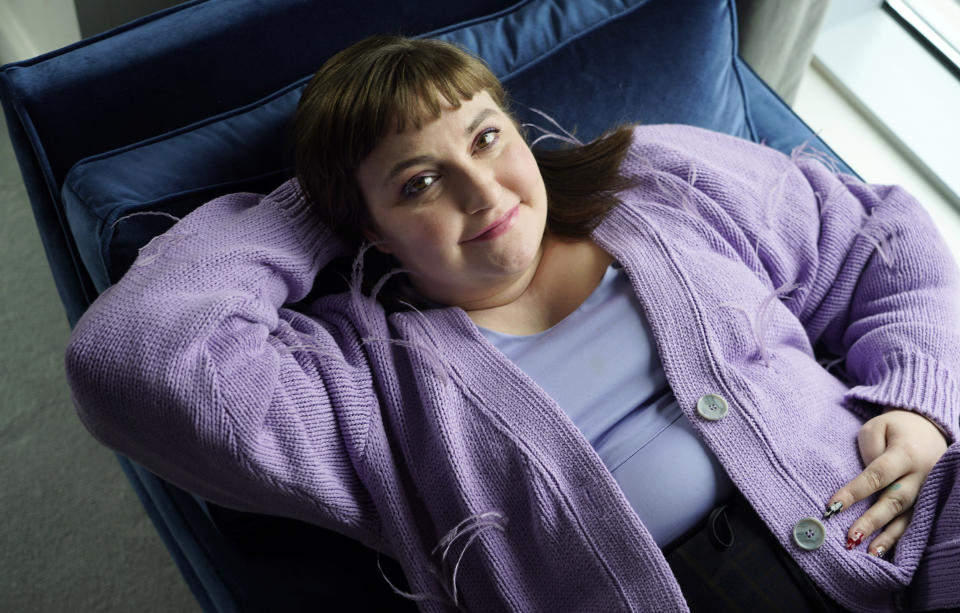 Lena Dunham, director and screenwriter of the film "Catherine Called Birdy," poses for a portrait during the 2022 Toronto International Film Festival, Monday, Sept. 12, 2022, at the Ritz-Carlton in Toronto. (AP Photo/Chris Pizzello)