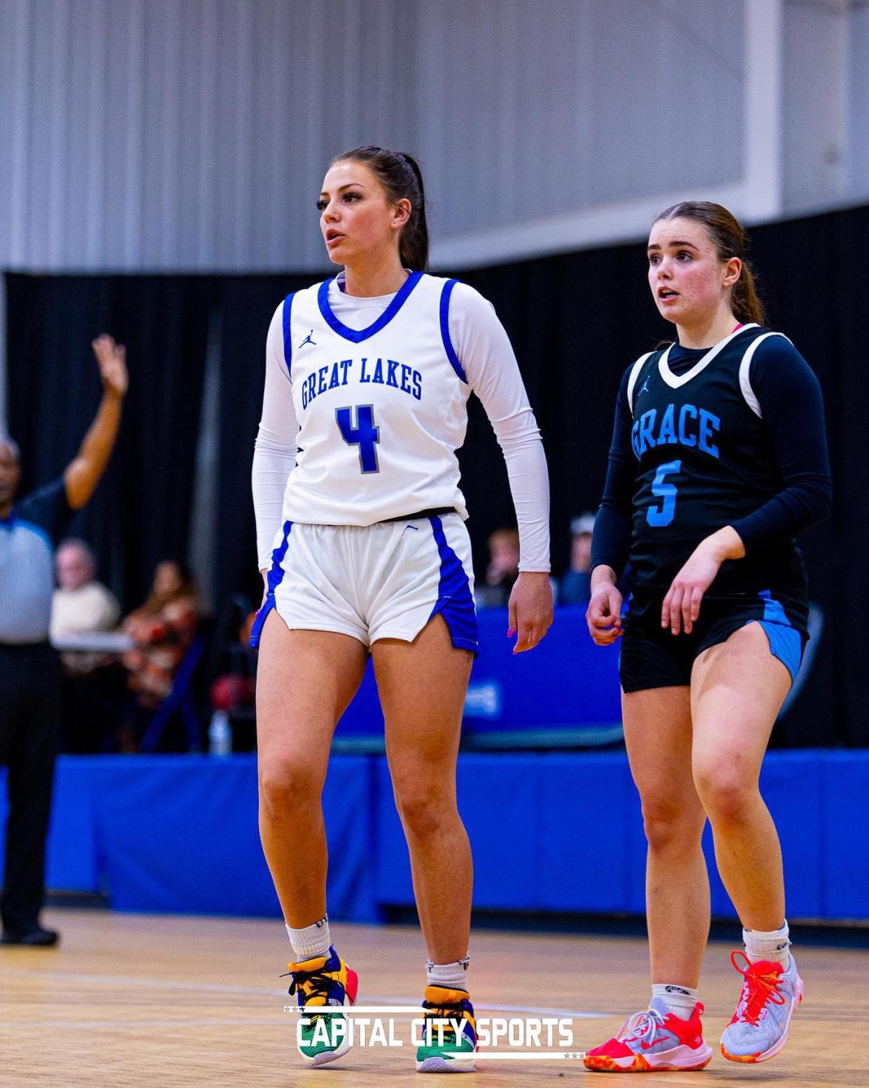 Devan Buda, a Lansing Catholic alum, has been a standout for Great Lakes Christian College this season, playing through the pain of a stress fracture in her left shin.