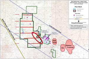 Historical drilling at PWC