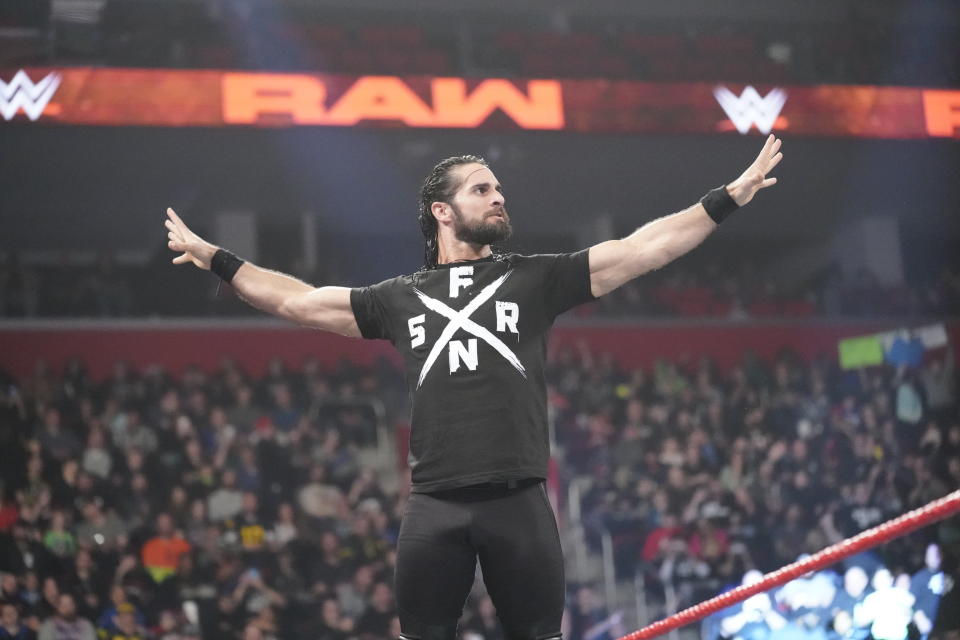 Seth Rollins had faced a long road back to the biggest title picture in WWE. (Photo courtesy of WWE)