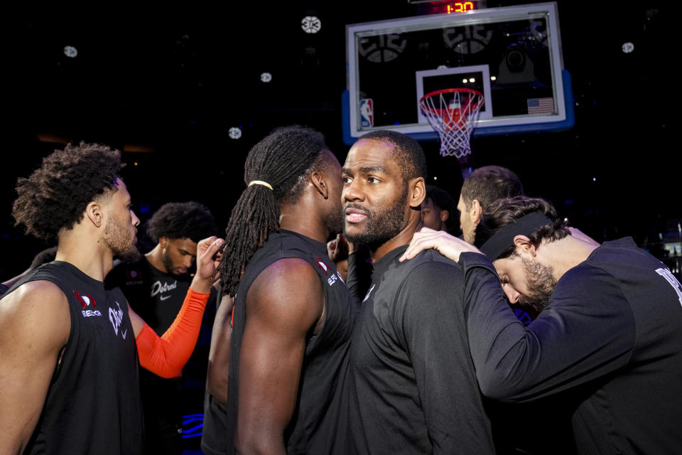 底特律活塞隊目前已28連敗平NBA單季連敗新紀錄。（Photo by Nic Antaya/Getty Images）