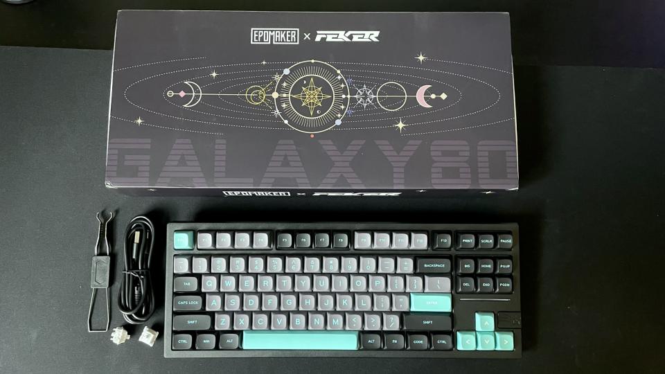 The Epomaker x Feker Galaxy80 mechanical keyboard unboxed