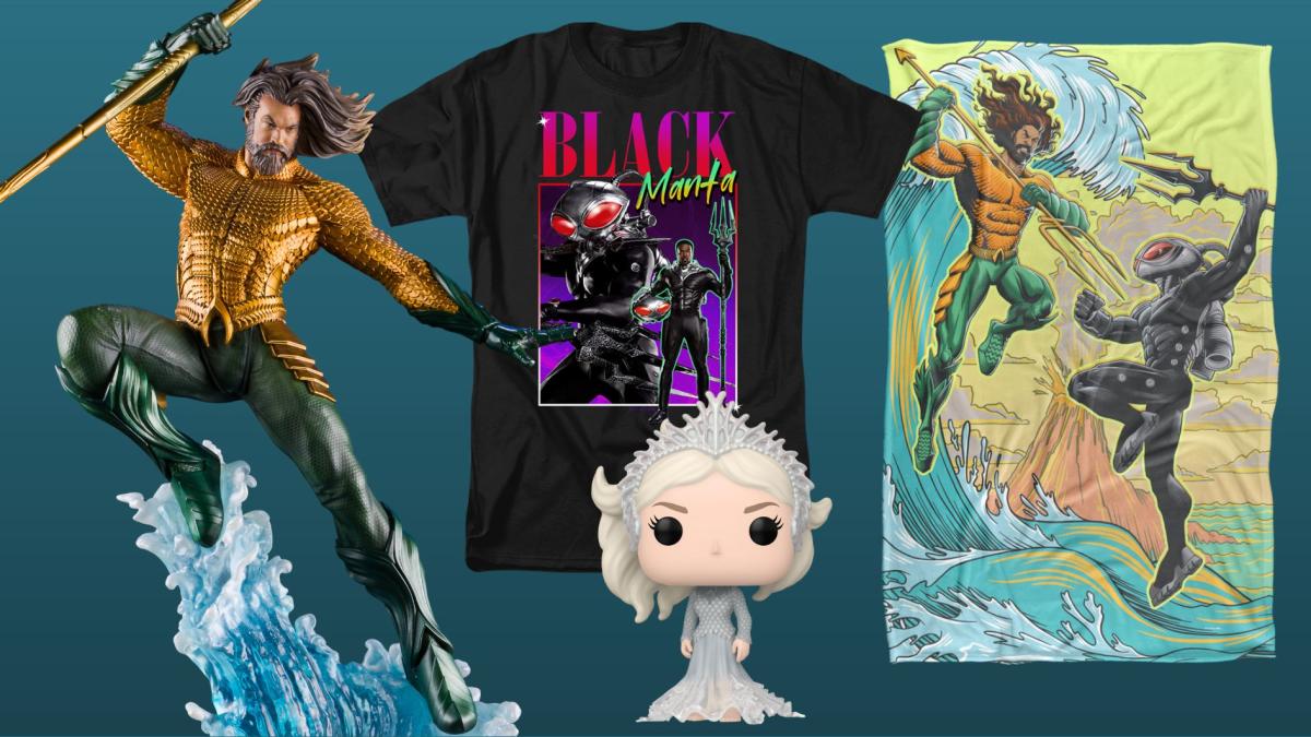 Aquaman and the Lost Kingdom' Merchandise First Look