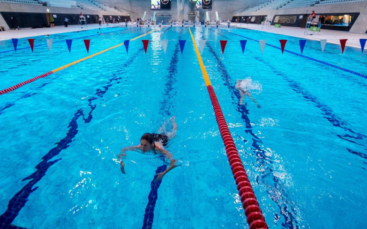 Swimming lessons were 'massively affected' as polls closed during lockdown, the report said - Paul Grover/The Telegraph