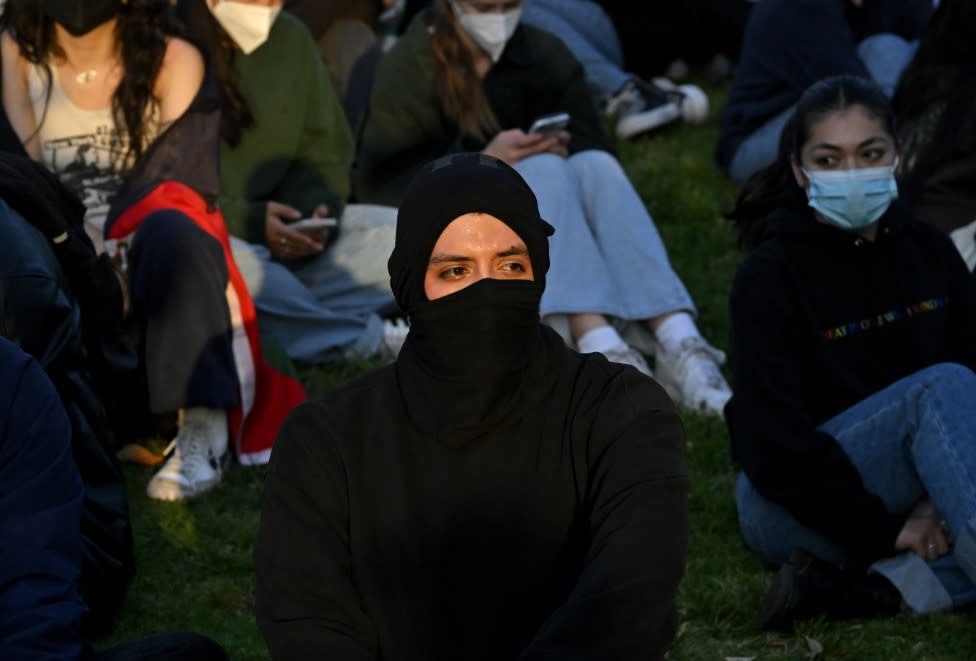 Protester at UCLA