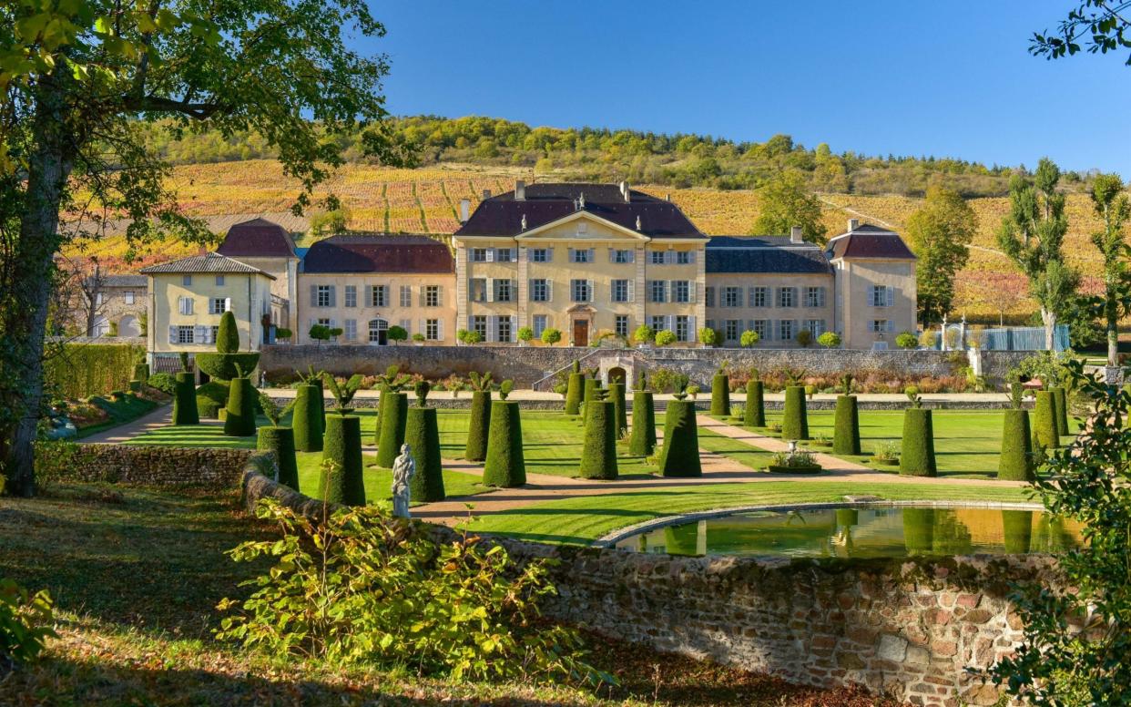 Château de la Chaize is the most magnificent châteaux in Beaujolais