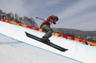 Freestyle Skiing - Pyeongchang 2018 Winter Olympics - Women's Ski Halfpipe Qualifications - Phoenix Snow Park - Pyeongchang, South Korea - February 19, 2018 - Cassie Sharpe of Canada competes. REUTERS/Issei Kato