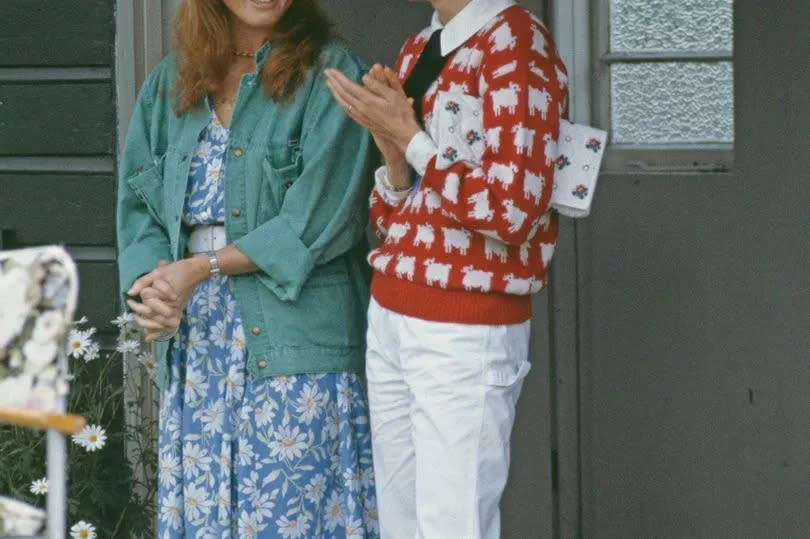 Diana, Princess of Wales and Sarah Ferguson attend a polo match at Smith's Lawn, Guards Polo Club, Windsor in June 1983