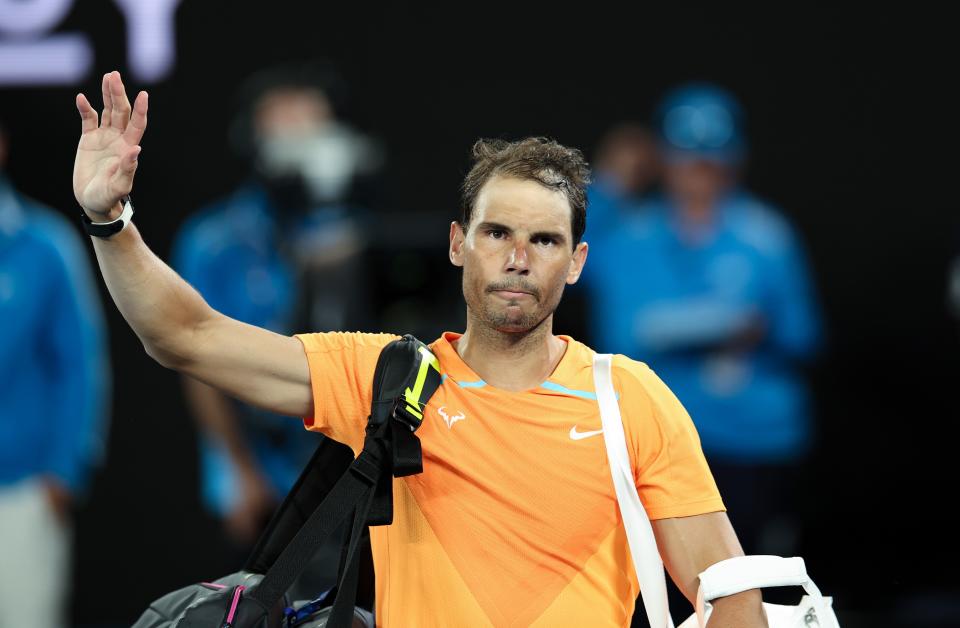 Seen here, Rafa Nadal at the Australian Open in January. Pic: Getty
