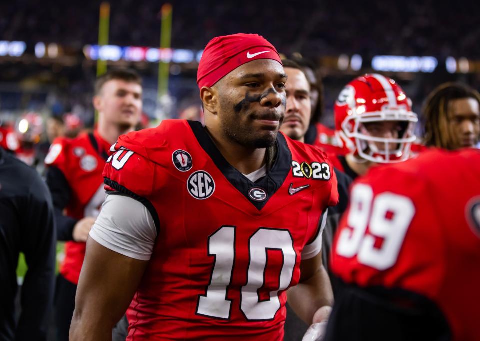 Georgia's Jamon Dumas-Johnson during the national championship game.