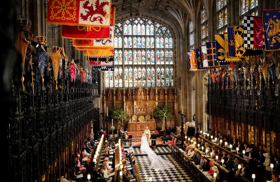 The interior of St. George's Chapel.