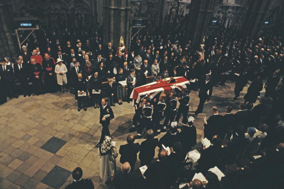 The funeral of Lord Mountbatten, 5 September 1979Photo by Keystone/Hulton Archive/Getty Images