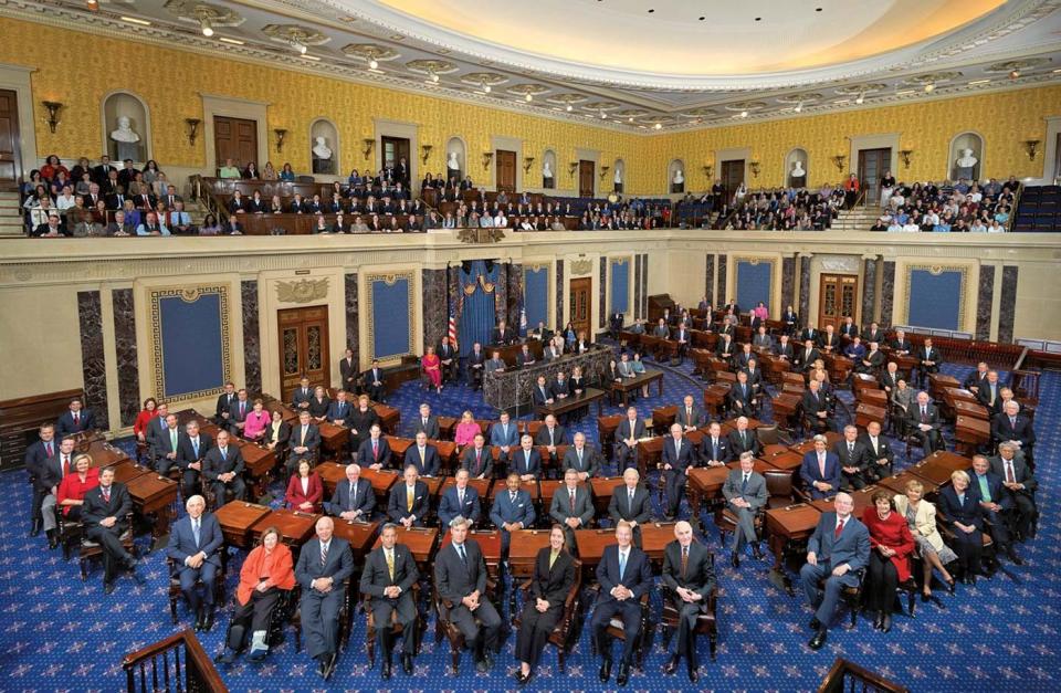 <span class="caption">Seuls 137 des candidats soumis à approbation du Sénat devant être nommés dans l’administration Biden sont en poste.</span> <span class="attribution"><span class="source">US Senate</span></span>