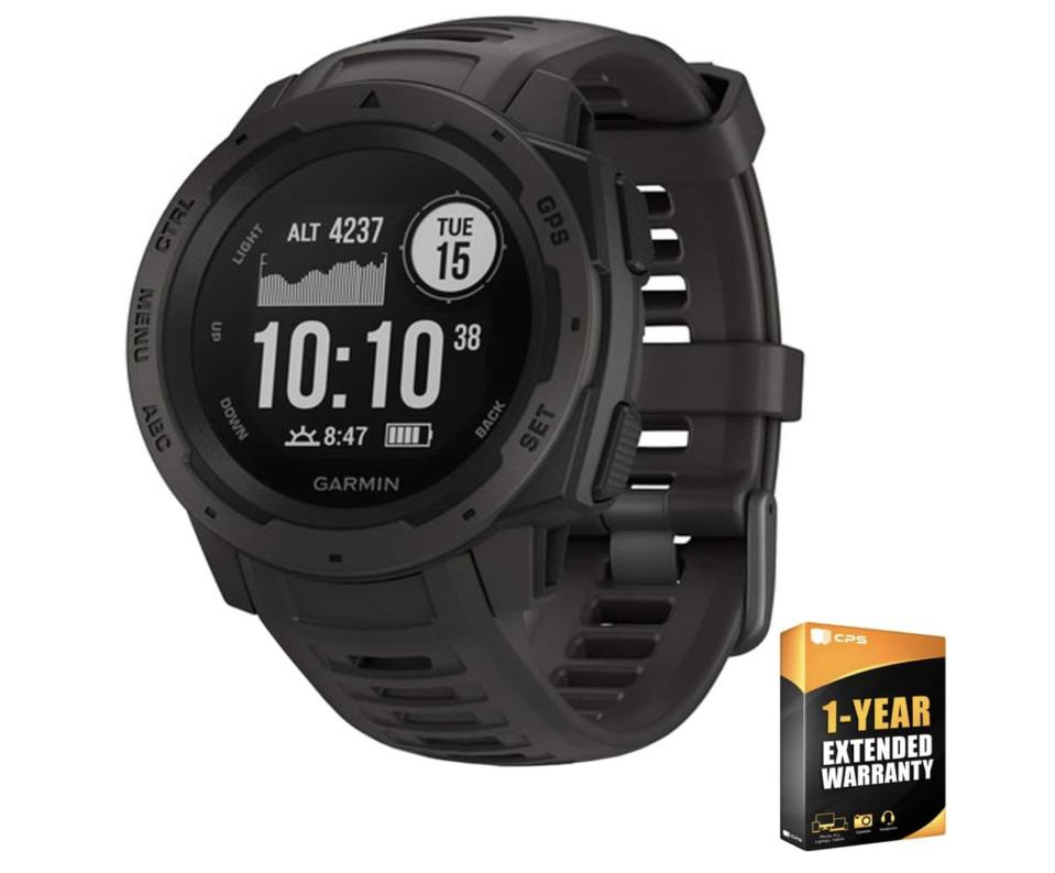 Garmin 010-02064-14 Instinct Outdoor GPS Smartwatch, Graphite (Photo: Amazon)