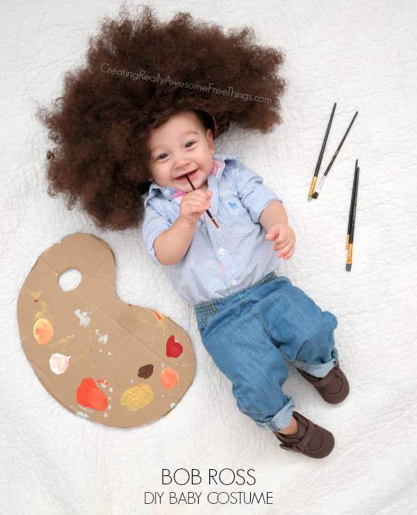 Baby Bob Ross Halloween Costume