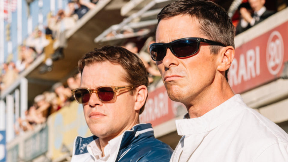 Matt Damon and Christian Bale in 'Ford v Ferrari' (Fox)