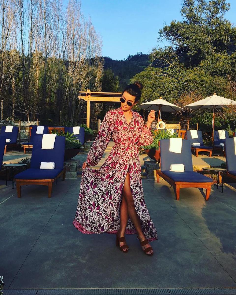 Lea Michele’s Napa Valley style