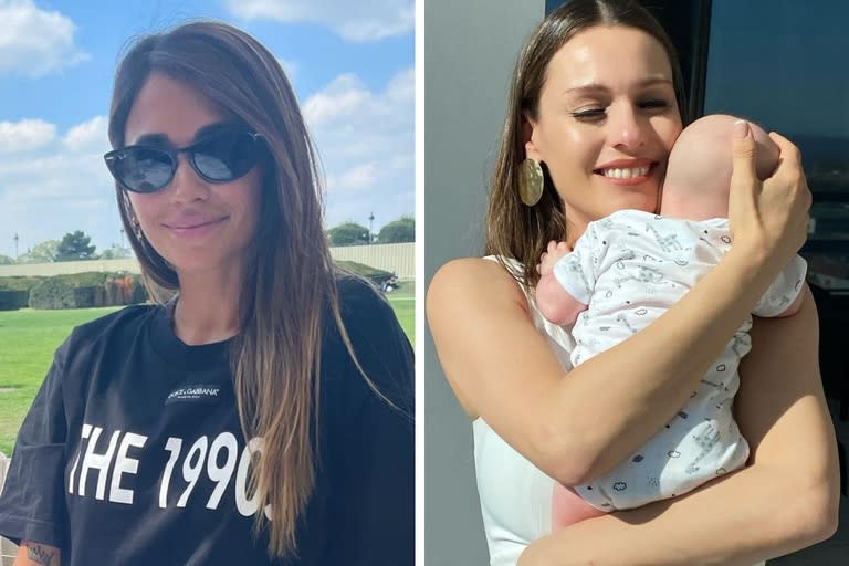 Antonela Roccuzzo sorprendió a Pampita con un regalo para su beba, Ana