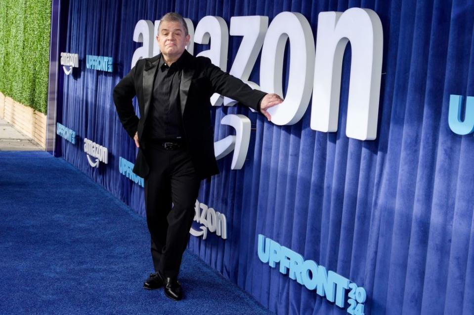 Patton Oswalt attends the Amazon MGM Studios and Prime Video Upfront at Pier 36 NYC in May 2024. Adela Loconte/Shutterstock