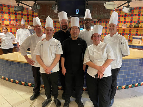 Aramark announced 17 chefs from its Collegiate Hospitality group have graduated from the prestigious ProChef® certification program at The Culinary Institute of America (CIA). Seen here is one of the three graduating cohorts. (Photo: Business Wire)