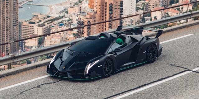 lamborghini veneno roadster blue wallpaper