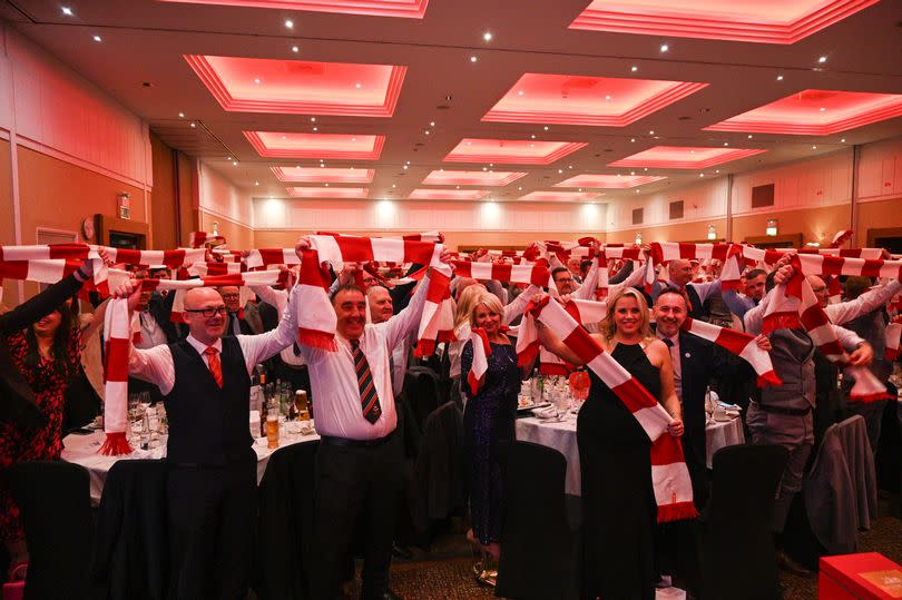 Airdrie supporters showed their appreciation for the 1924 and current teams