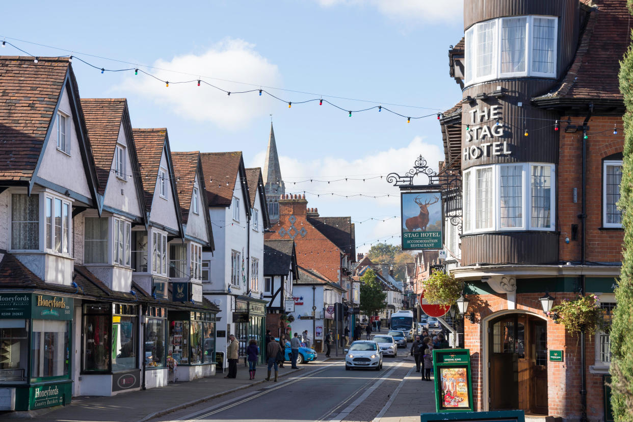 High Street, Lyndhurst, Hampshire, England, United Kingdom