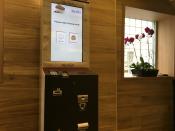 <p>To facilitate queues, customers will be required to make their orders and payment electronically. More of these machines will be added in time for the official opening. </p>