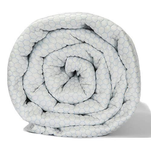 8) BlanQuil Quilted Weighted Blanket