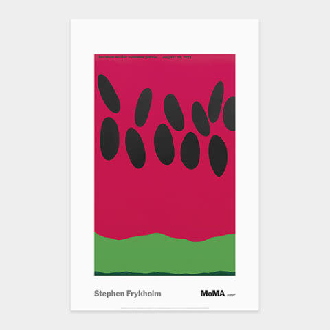 <p>Stephen Frykholm's "Herman Miller Summer Picnic August 20, 1971" Print, $35, <a rel="nofollow noopener" href="https://store.moma.org/webapp/wcs/stores/servlet/ProductDisplay_Frykholm:%20Herman%20Miller%20Summer%20Picnic%20August%2020,%201971_10451_10001_117646_-1_26680_27165_" target="_blank" data-ylk="slk:store.moma.org;elm:context_link;itc:0;sec:content-canvas" class="link "><u>store.moma.org</u></a>. </p>