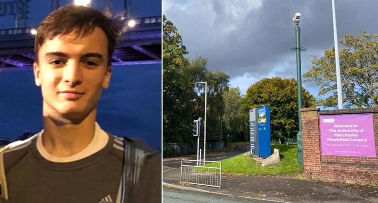 Finn Kitson, 19, took his own life in his university halls of residence after being put into isolation because a flatmate tested positive for COVID. (Reach)