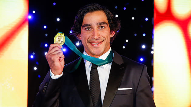 Johnathan Thurston wins his fourth Dally M Medal