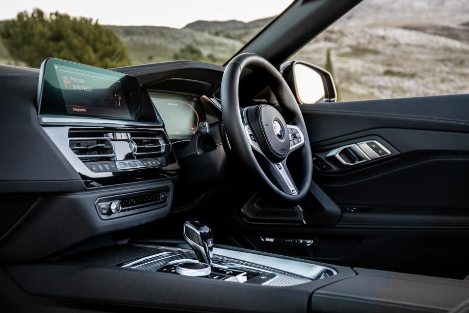 The interior of the Z4 feels very well made