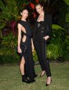 <p>Candice Swanepoel and Karlie Kloss attend the <em>W</em> Magazine and Burberry Art Basel event on Dec. 2 in Miami.</p>