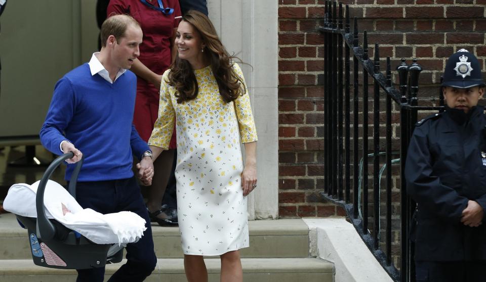 Princess was born on May 2nd at 8.34am. She left the hospital with her parents the same day (PA)