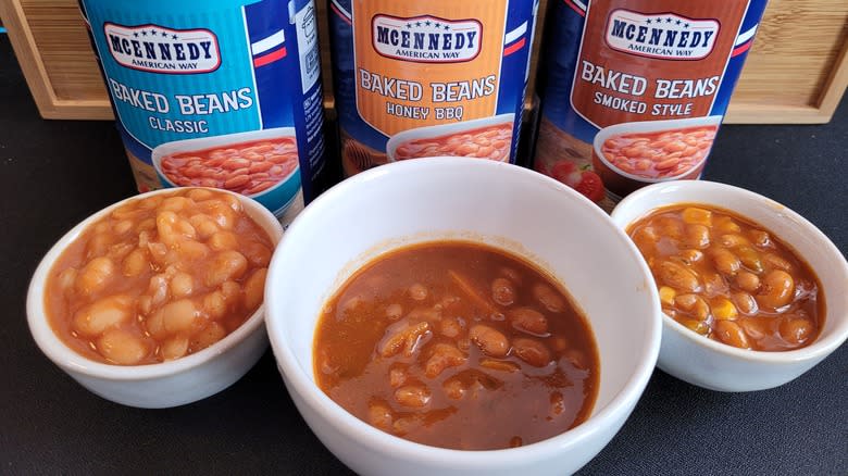 3 types of McEnnedy baked beans