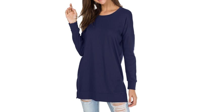 levaca Women's Fall Long Sleeve Tunic. (Photo: Amazon)