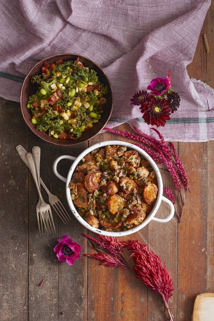 Croissant Mushroom Stuffing